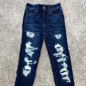 American Eagle Ripped Jean Jeggings